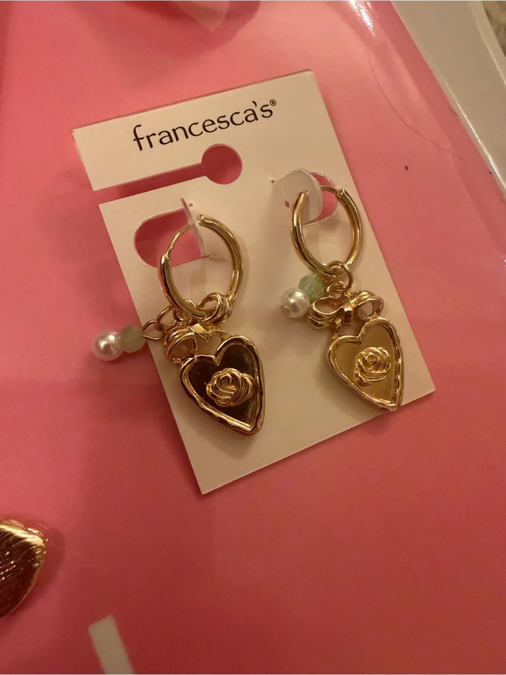 francesca's collection BUNDLE! Earrings/Necklace/lotion/hair bow/scarf & more!